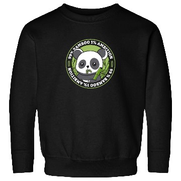 Discover 99% Bamboo 1% Ambition Panda Bear Friend Lover Sweatshirts