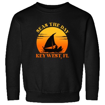 Discover Sunshine-State Florida SEAS DAY KEY-WEST, FL Sweatshirts