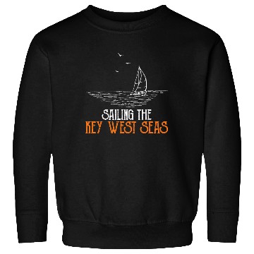 Discover Florida SAILING THE KEY-WEST SEAS Florida Keys Sweatshirts