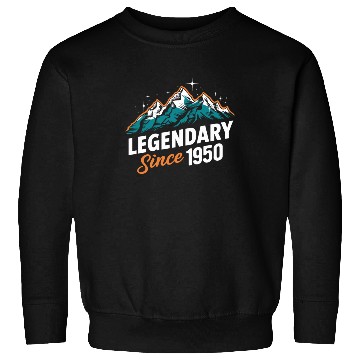 Discover Legendary Since 1950 Hiker Birthday Mountain Sweatshirts