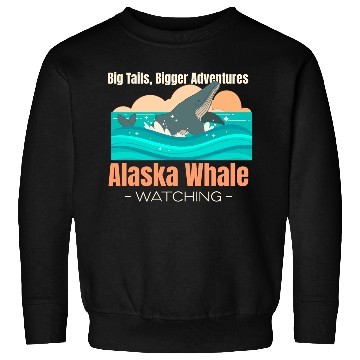 Discover Big Tails, Bigger Adventures – Whale Watching Sweatshirts