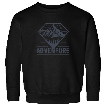 Discover Modern Geometric Nature Mountains Adventure Sweatshirts