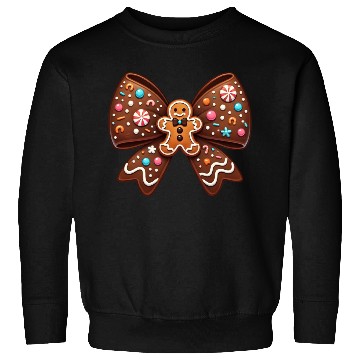 Discover Gingerbread Bow, Merry Christmas Sweatshirts