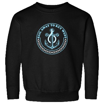 Discover SAIL AWAY TO KEY-WEST Florida Keys Sunshine-State Sweatshirts