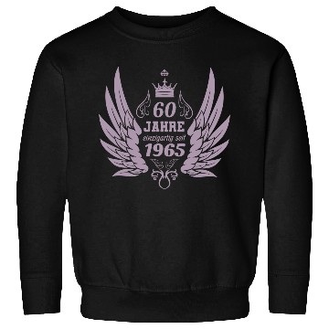 Discover 60 years unique since 1965 angel wings Sweatshirts