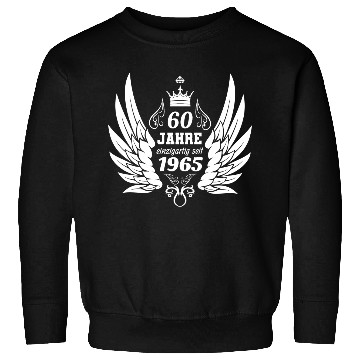 Discover 60 years unique since 1965 angel wings Sweatshirts