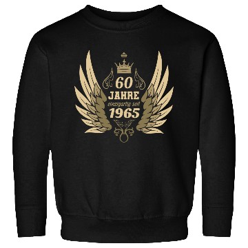 Discover 60 years unique since 1965 angel wings Sweatshirts
