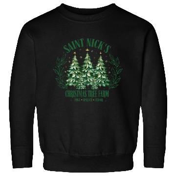 Discover SAINT NICKS CHRISTMAS TREE FARM Sweatshirts