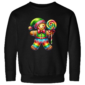 Discover Gingerbread Christmas, Merry Christmas, Candy Sweatshirts