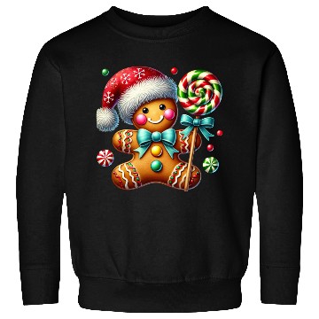Discover Gingerbread Christmas, Merry Christmas, Candy Sweatshirts
