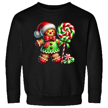 Discover Gingerbread Christmas, Merry Christmas, Candy Sweatshirts