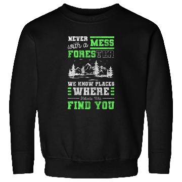 Discover Forest Worker Task Trees Sweatshirts