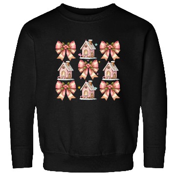 Discover Bow Gingerbread House, Merry Christmas Sweatshirts