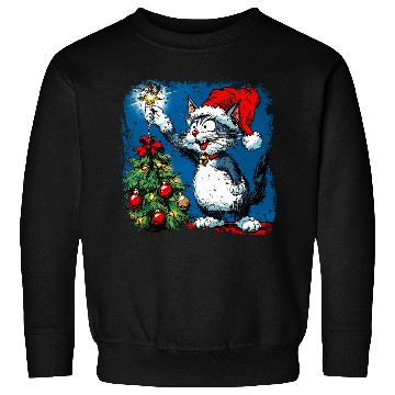 Discover Cat Christmas Sweatshirts