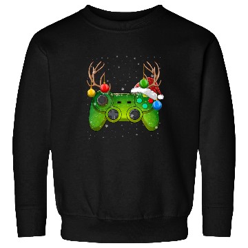 Discover Video Game Controller Christmas Lights Gamer Sweatshirts