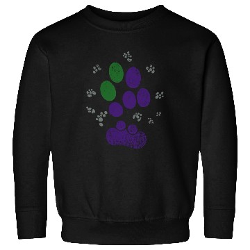 Discover AroAce Cat Paw Prints Sweatshirts