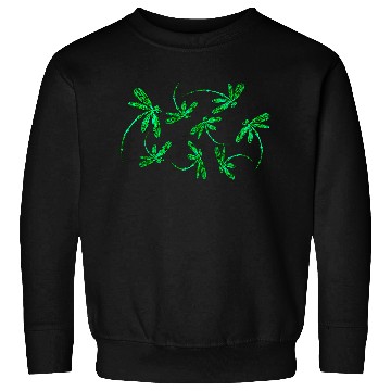 Discover Dragonfly Electric Green Frenzy Sweatshirts