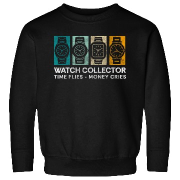 Discover Watch Collector Watchmaker Time Old School Sweatshirts