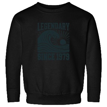 Discover Legendary Since 1979 Birthday Vibes Sweatshirts