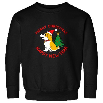 Discover dog11 merry christmas happy new year Sweatshirts