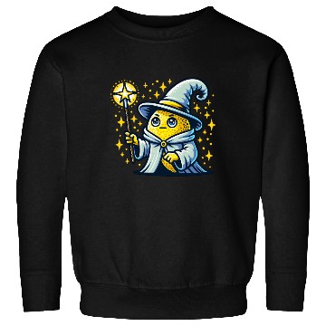 Discover Cute Wizard Lemon with Magic Wand Sweatshirts
