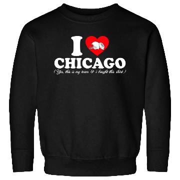 Discover Groovy I Love CHICAGO Sweatshirts