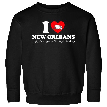 Discover Groovy I Love New Orleans Sweatshirts