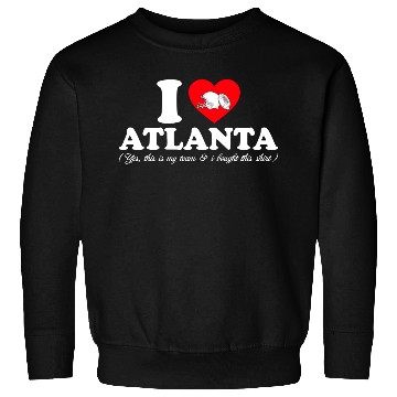 Discover Groovy I Love Atlanta Sweatshirts