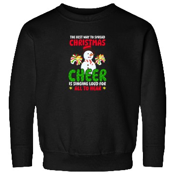 Discover Christmas Cheerleader Christmas Cheer Loud Hear Sweatshirts