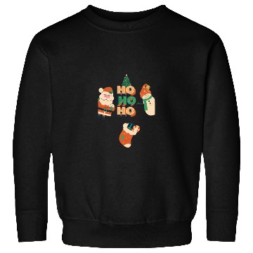 Discover Beige Red Green Illustrative Christmas Sweatshirts