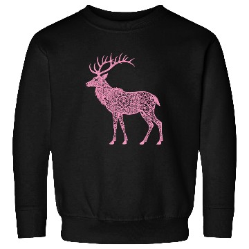 Discover Mandala Hirsch Deer Mystical Madalas Sweatshirts