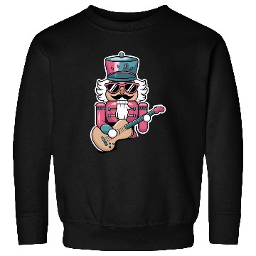 Discover Nutcracker Playing Guitar Sweatshirts
