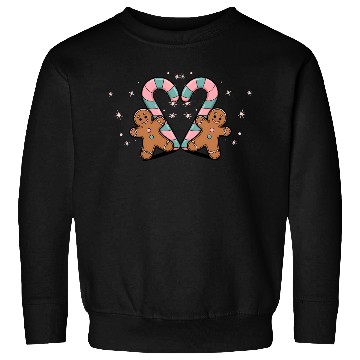 Discover Festive Candy Cane & Gingerbread Holidays Sweatshirts