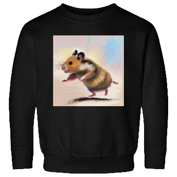 Discover Running away hamster Sweatshirts