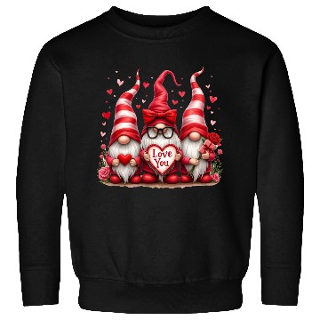 Discover Gnomes Valentines Revelin, Valentines Retro Sweatshirts