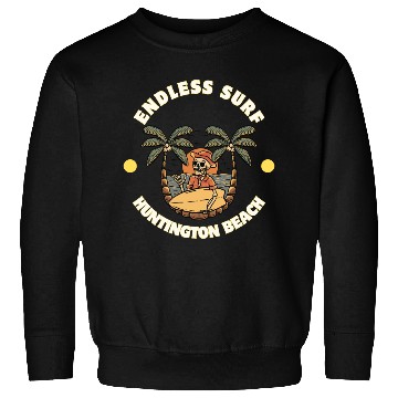 Discover Huntington Beach Endless Surf Sweatshirts