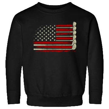 Discover Patriotic American Golfer USA Flag Golf Club Golf Sweatshirts