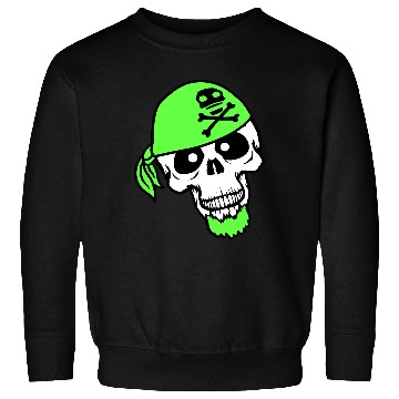 Discover Pirate Hat Skull Skeleton Halloween Head Scarf Fun Sweatshirts