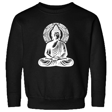 Discover Buddha Yoga Deep Meditation And Calm Centering Sweatshirts