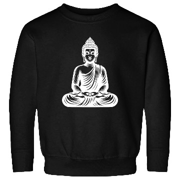 Discover Yoga Buddha Stillness And Serenity In Clarity Sweatshirts
