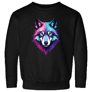 Discover A geometric Wolf Sweatshirts