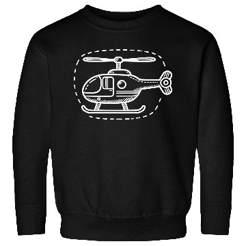 Discover Minimalistic Vector Helicopter path42 Sweatshirts