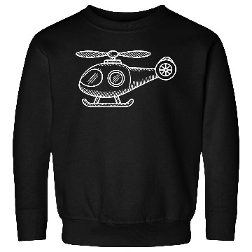 Discover Minimalistic Vector Helicopter path47 Sweatshirts