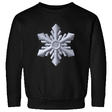 Discover Snowflake embroidered Sweatshirts