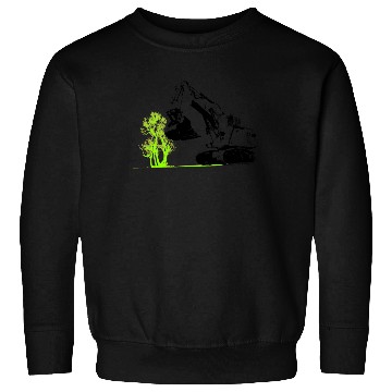 Discover Excavator Driver, Excavator, Tree, Construction Sweatshirts