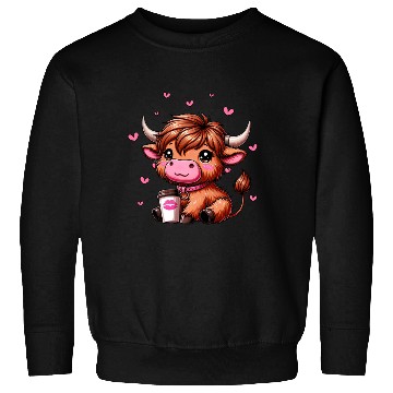 Discover Highland Cow Valentines Sweatshirts