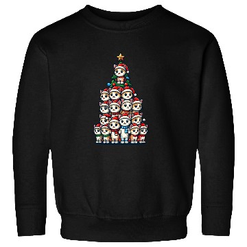 Discover Christmas Cats Christmas Tree Fun Sweatshirts