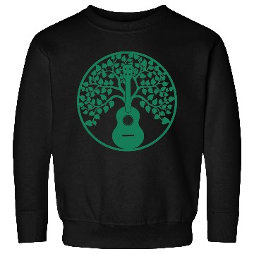 Discover ukulele tree mandala green Sweatshirts