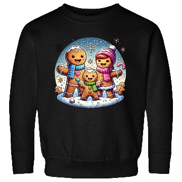 Discover Gingerbread Family Christmas Delight Sweatshirts