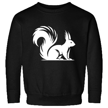 Discover Wild Cute Squirrel Children Drawing Sweatshirts